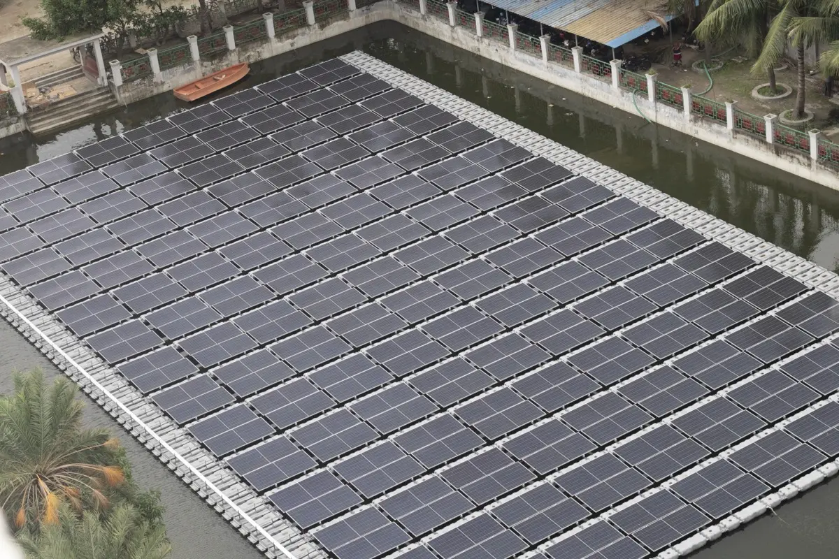 Mongla Port Municipality — Bangladesh's first floating solar installation